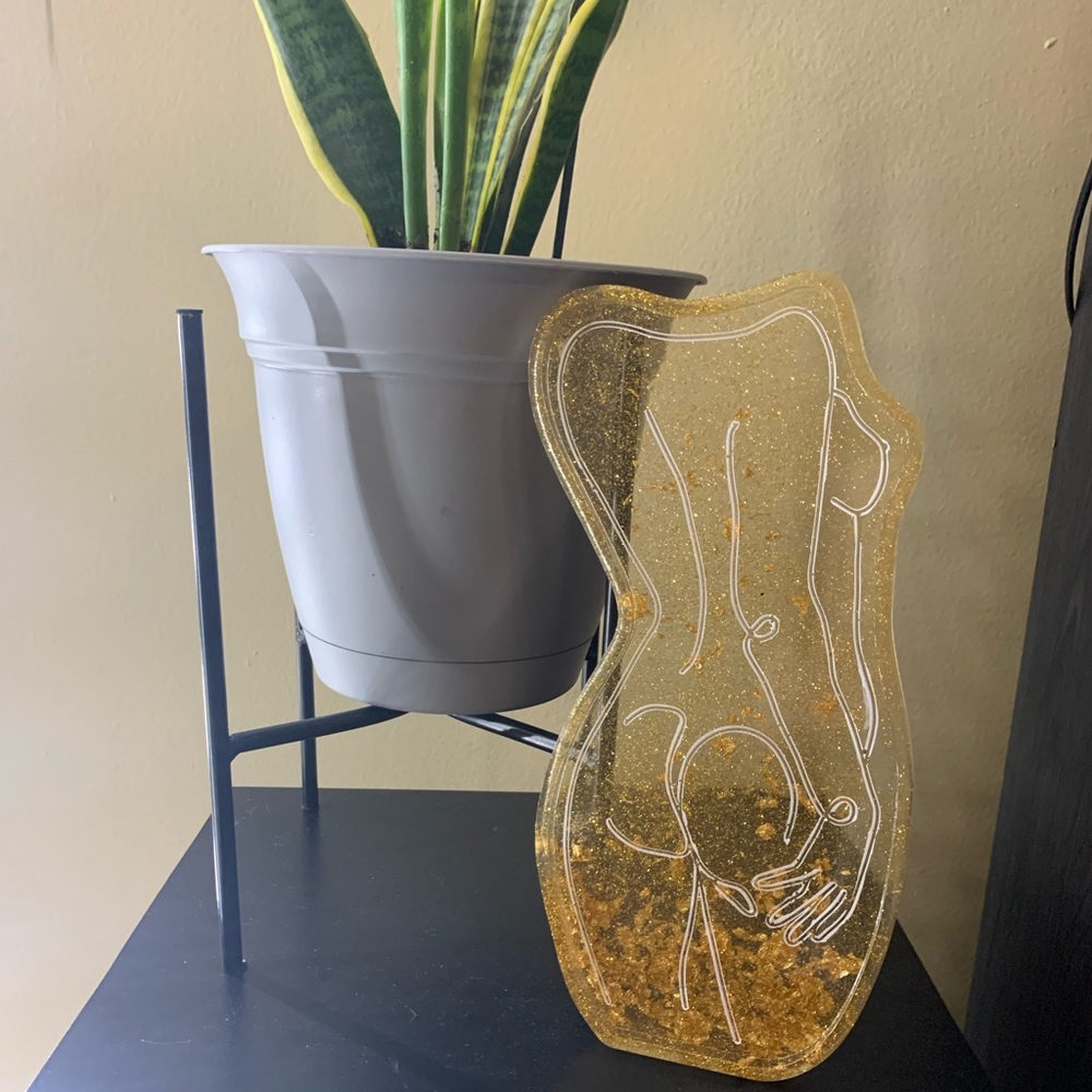 Outline of Woman Body Decor
